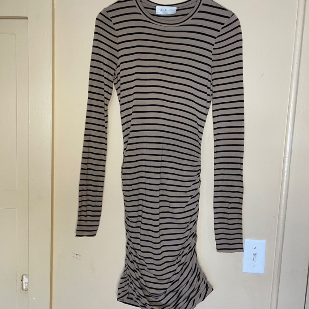 A.L.C  Striped Long Sleeve Dress 2010 collection